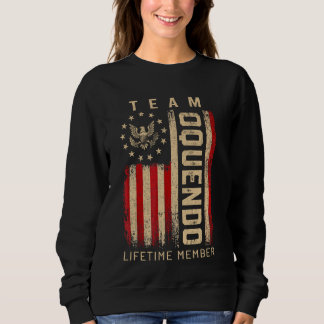 Team OQUENDO Lifetime Member American Flag Sweatshirt