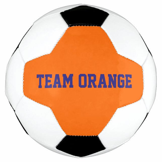 Team Orange  Soccer Ball (Front)
