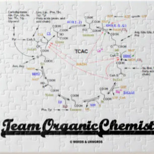 Team Organic Chemistry (Krebs Cycle TCAC) Jigsaw Puzzle