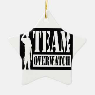 Team Overwatch Ceramic Ornament