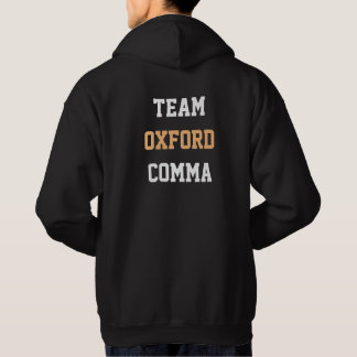 Team Oxford Comma T-Shirt Hoodie