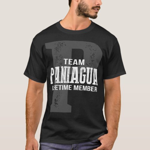 Team PANIAGUA Lifetime Member T_Shirt