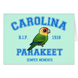 Team Parakeet Greeting Card