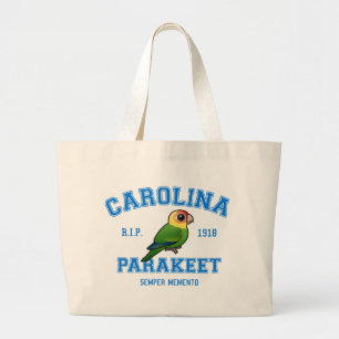 Team Parakeet Large Tote Bag