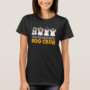 Team Paraprofessional Boo Boo Crew Halloween Ghos T-Shirt