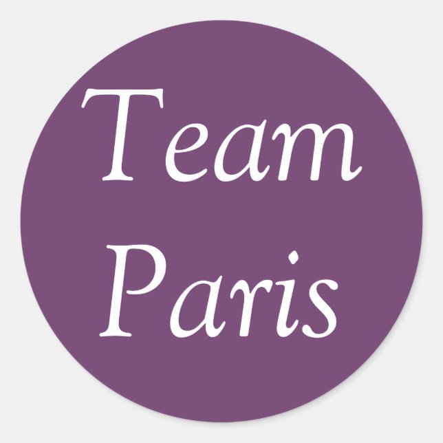 Team Paris Sticker (Front)