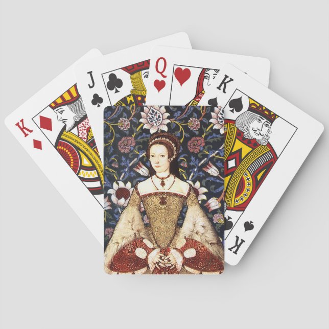 Team Parr - Queen Katherine Parr of England Poker Cards (Back)