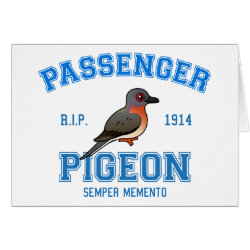Team Passenger Pigeon Greeting Card