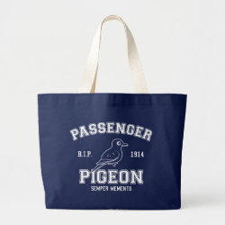 Team Passenger Pigeon Jumbo Tote Bag