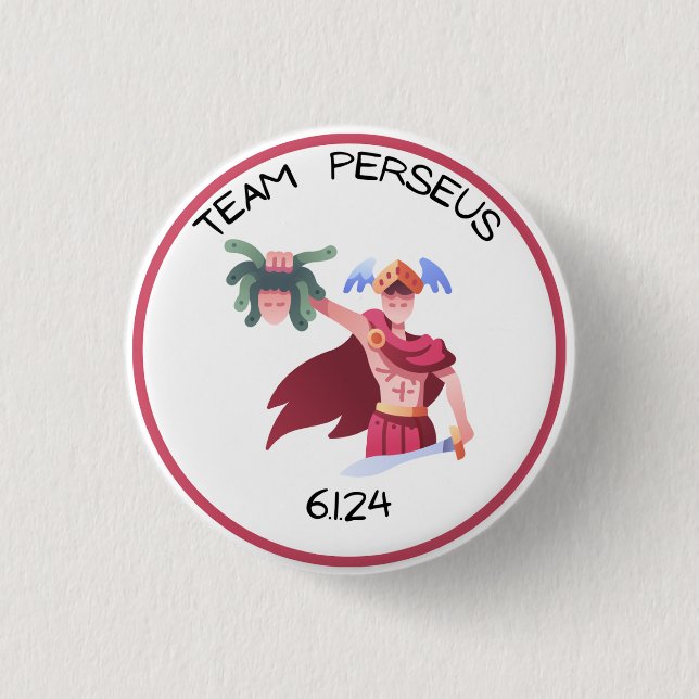 Team Perseus Button (Front)