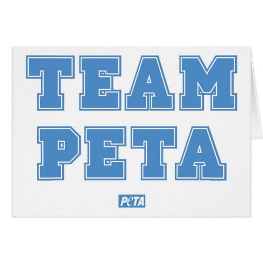 Team PETA Cards (Front Horizontal)