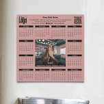 Team Photo Motto Black Pink 2025 Calendar Magnet<br><div class="desc">The Professional Team Photo Motto Black Pink 2025 Calendar Magnet, part of the Black Pink Hair Stylist Business Cards & Suite collection, is the ideal promotional tool for your hair salon. This sleek square magnet features a pink and bblack design, with a 2025 calendar and customizable spaces for your logo,...</div>
