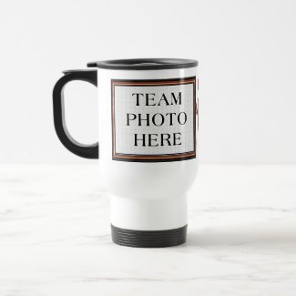 TEAM PHOTO Personalized Basketball Gifts for Coach Stainless Steel Travel Mug