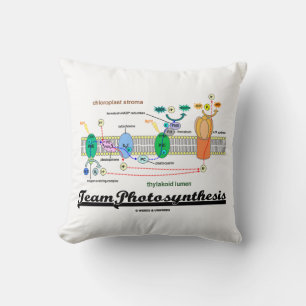 Team Photosynthesis Light-Dependent Reactions Throw Pillow