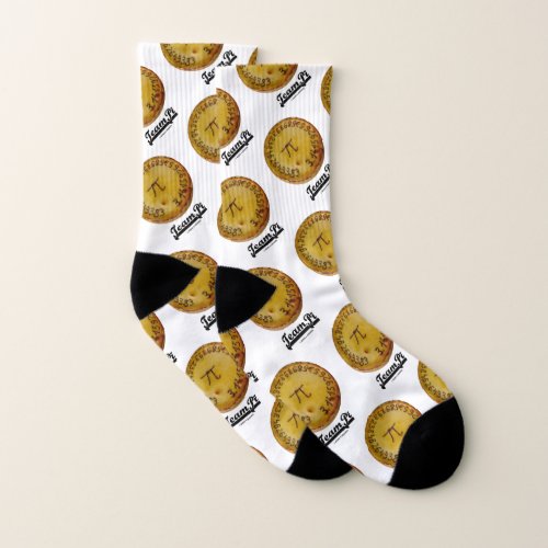 Team Pi Pi Mathematical Constant On A Pie Socks