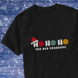 Team Pickleball Ho Ho Ho Christmas T-Shirt<br><div class="desc">Show off your love for Pickleball with this Ho Ho Ho Christmas design - you can personalize it with your team name,  your name,  or delete the text.</div>