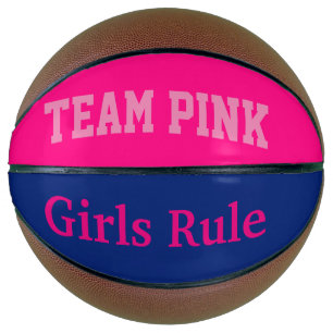 Team pink basketball