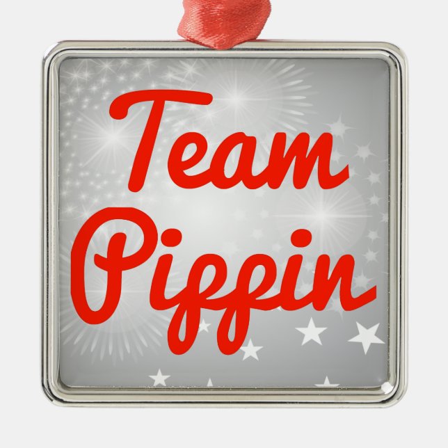 Team Pippin Metal Ornament (Front)