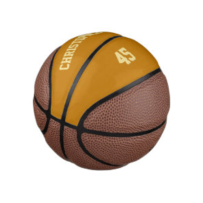 Team Player Club Name Number Custom Monogrammed Mini Basketball