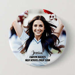 Team Player Custom Photo Button