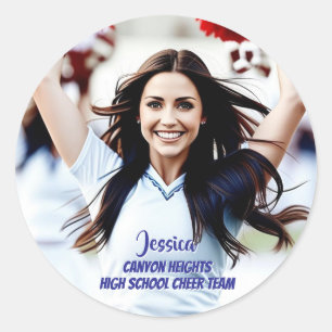 Team Player Custom Photo Sticker Set