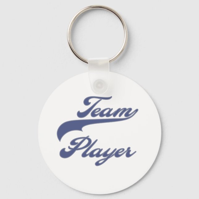 Team Player Keychain (Front)