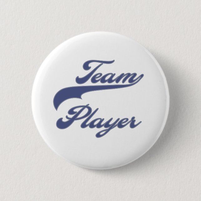 Team Player Pinback Button (Front)