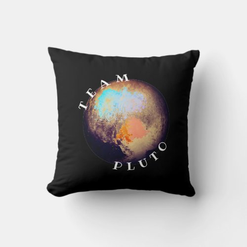 Team Pluto Throw Pillow