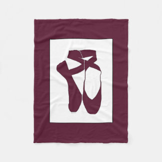 Team Pointe Ballet Amethyst Fleece Blanket