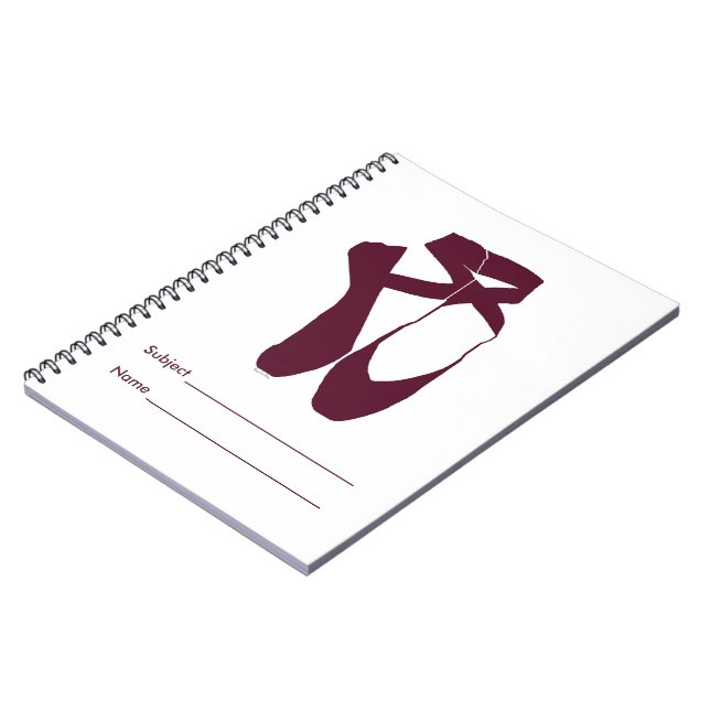 Team Pointe Ballet Amethyst Notebook (Left Side)