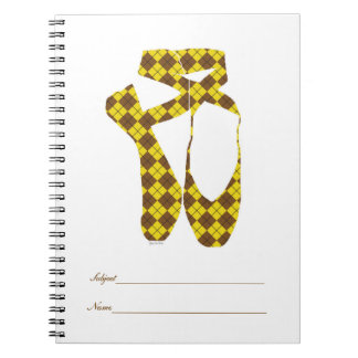 Team Pointe Ballet Argyle Notebook