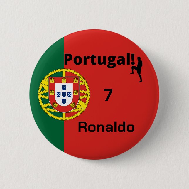 Team Portugal Flag Edition, custom Button (Front)