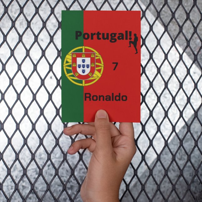 Team Portugal Flag Edition, custom Postcard (Creator Uploaded)