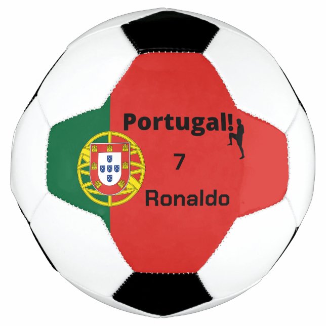 Team Portugal Flag Edition, custom Soccer Ball (Front)