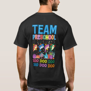 Team Preschool Baby Shark Boys Girls Back To Schoo T-Shirt