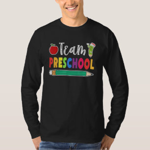 Team Preschool Hello Preschool Back To School T-Shirt