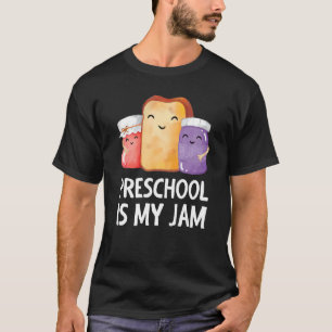 Team Preschool Is My Jam Rainbow Pre K Teacher Stu T-Shirt