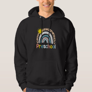 Team Preschool Squad Back To School Rainbow Kids T Hoodie