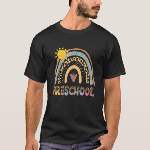Team Preschool Squad Back To School Rainbow Kids T T-Shirt