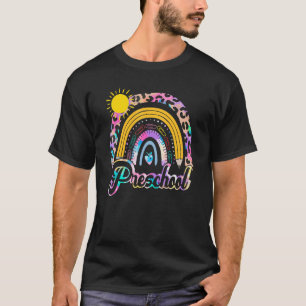 Team Preschool Squad Back To School Rainbow Kids T T-Shirt