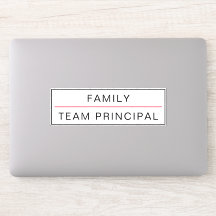 Team Principal Customizable Sticker