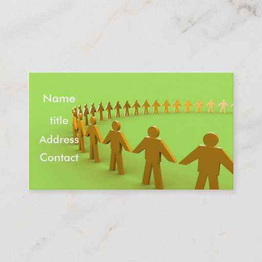 Customizable Team - Profile Card Business Card Template