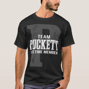 Team PUCKETT Lifetime Member T-Shirt