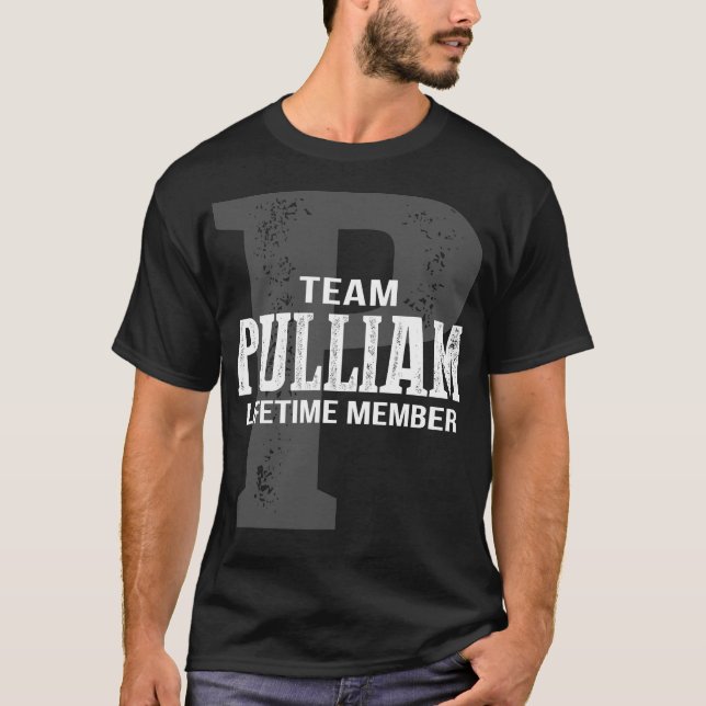Team PULLIAM Lifetime Member T-Shirt (Front)