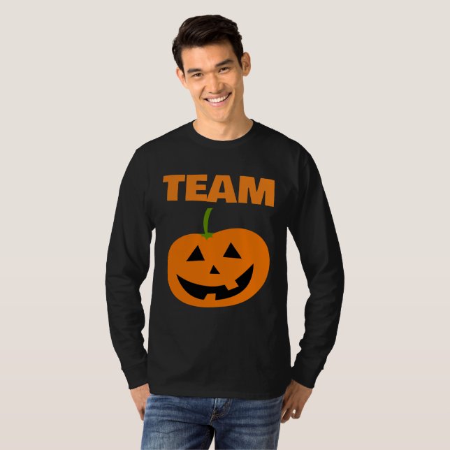 TEAM PUMPKIN HALLOWEEN T-SHIRTS (Front Full)
