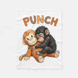 Team Punch - Baby Monkey Punch Fleece Blanket