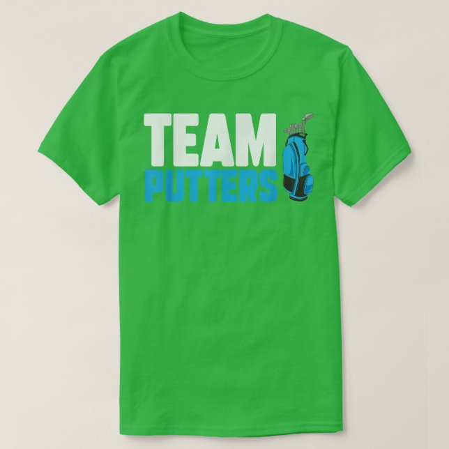 Team Putters Funny Baby Boy Gender Reveal Party Ne T-Shirt (Design Front)