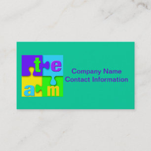 Team Puzzle Business Cards