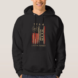 Team RAAB Lifetime Member American Flag Hoodie