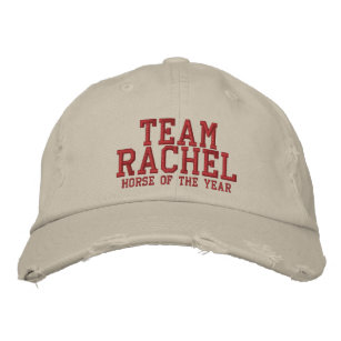 TEAM RACHEL - Horse of the Year Embroidered Baseball Cap